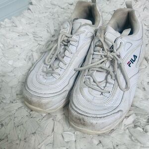 Fila White Athletic Shoes